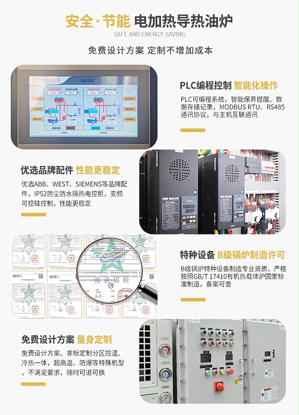 1200KW电加热导热油炉产品特点